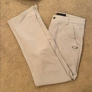Gray Oakley Golf Pants